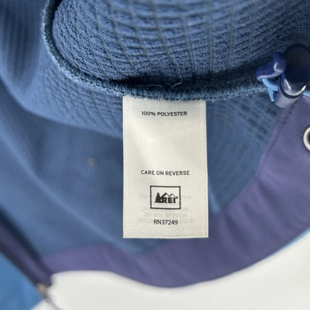 REI‎ Vest Men's XXL Blue Full Zip Outdoor Lightweight Fleece Casual 2XL